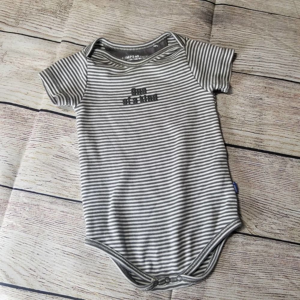 IMPS & ELFS "one of a kind" striped onesie